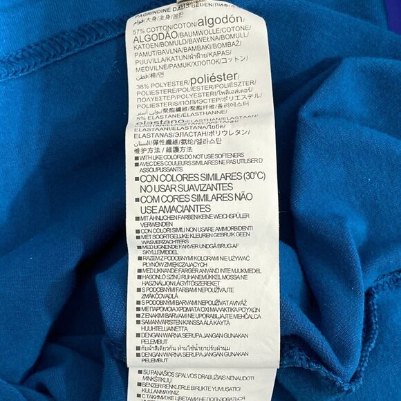 Under Armour Fitted Henley Solid Blue T-Shirt Tee Top Shirt Size Small S Womens - Picture 5 of 7